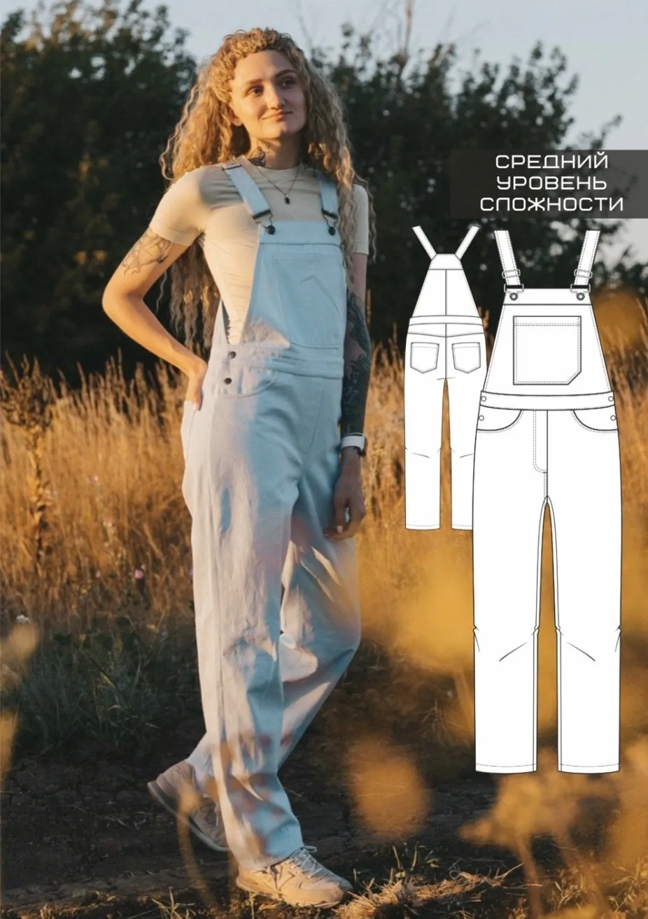 [YourTailor] Джинсовый комбинезон. Размер 40-54