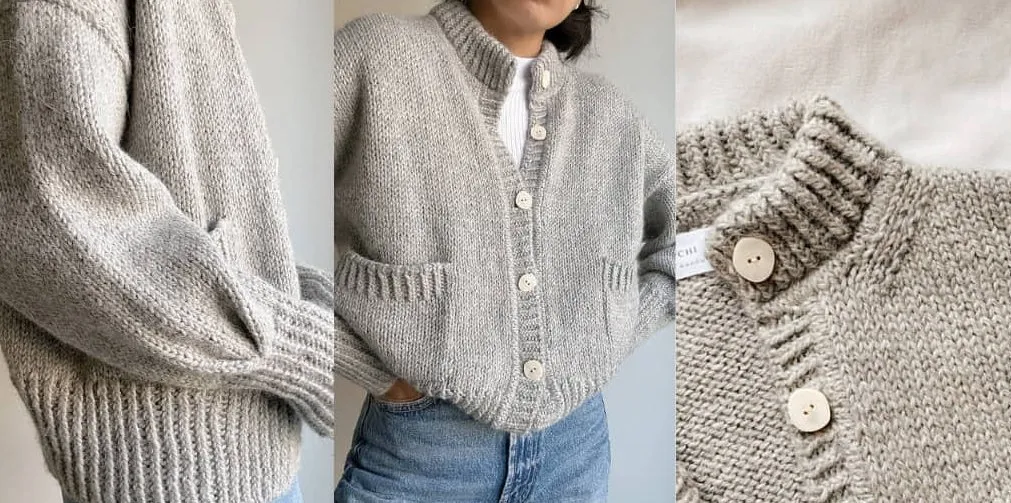 [Вяжи.ру] Кардиган оверсайз Seul (mochi-knits)