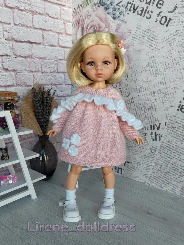 [Lirene's dolls] Платье Люси для кукол Паола Рейна 32 см (Lirene Dolldress)