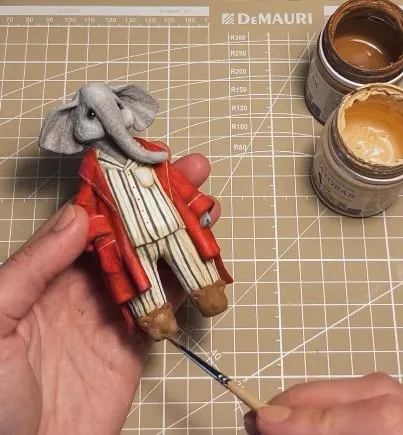 [Cotton_toys_st] Слоник (Татьяна Коптева)