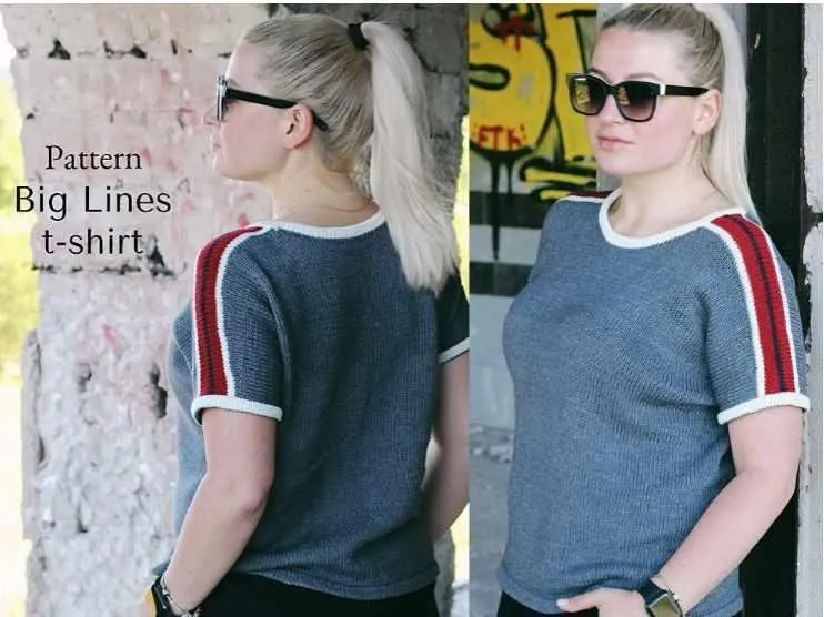 Футболка Big Lines t-shirt (Ксения Маликова)