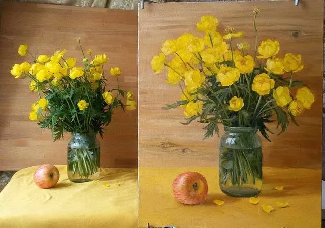 [Студия живописи Надежды Русиновой] Лесные купавки (Надежда Русинова)