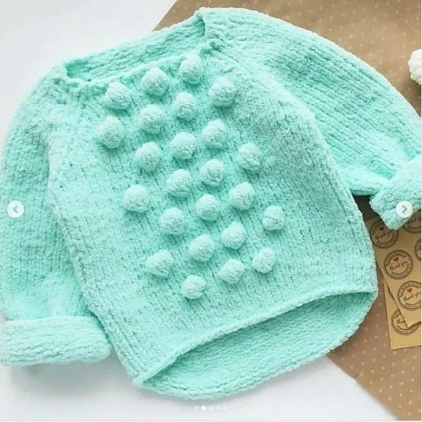 Детский Свитер Bubble sweet (knitbabyshop)