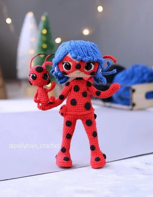 [Pollytoys_crochet] Леди Баг (Дарья Лобачева)