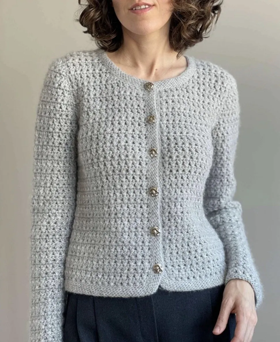 [lily_knitting] Жакет Шик (Лилия Коробейникова)