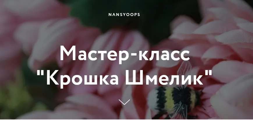 [nansyoops] Крошка Шмелик (Анастасия Кирсанова)