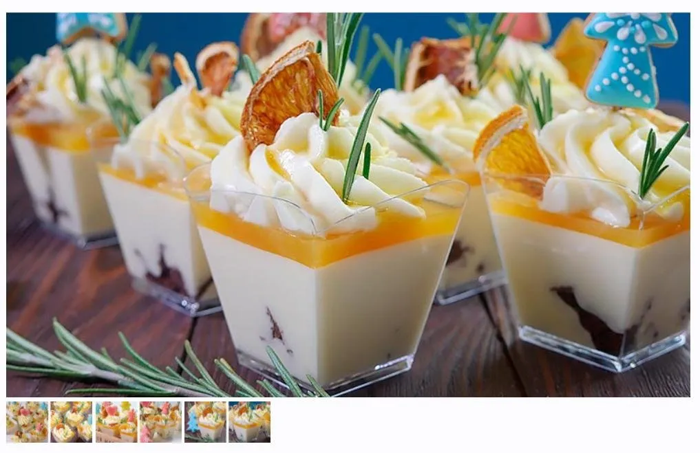 [Pastry School] Новогодний десерт в стаканчике (Елена Крохмаль)