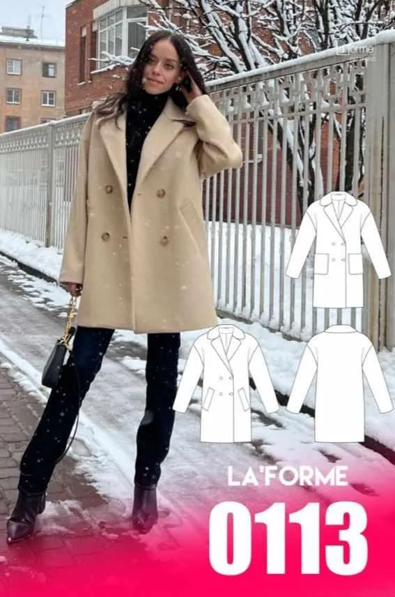 [Laforme] Пальто 0113. Размер 48. Рост 170. (Софья Ерашевская)