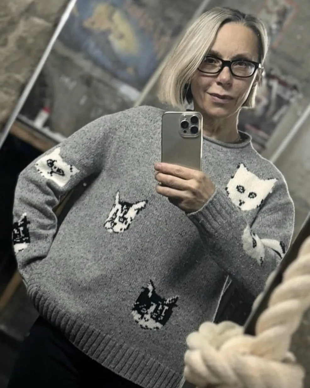 [stepmother.queen] Джемпер Cats (Ольга Грознецкая)