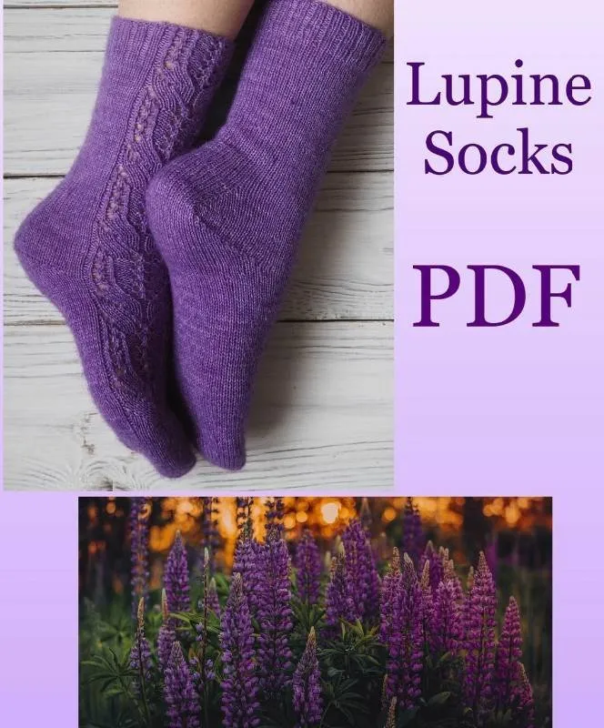 Носки Lupine (helenavasilevna)
