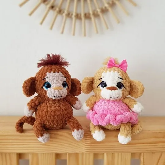 [Chirka_toys] Мини Обезьянки (Екатерина Чиркова)