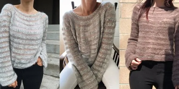 [Вяжи.ру] Воздушный пуловер Promenade Blouse (Caidree)