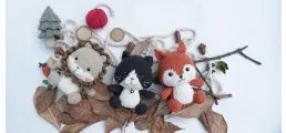 [Вяжи.ру] Вязаные спицами игрушки Aki – Rin – Natsu (Shino craft)