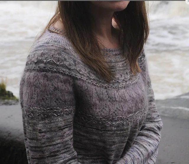 Джемпер с двухслойной кокеткой Wavebreak (Rachel Illsley)