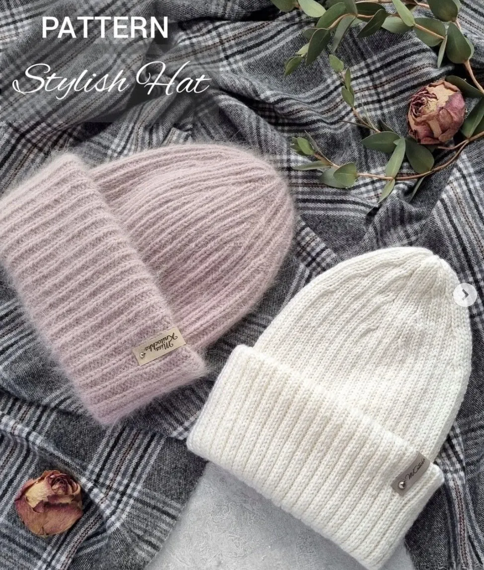 [miss_knitochka] Шапка Stylish_hat (Вера Павлюк)