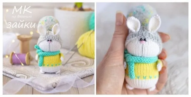 [Игрушки] МК по вязанию «Зайки» (amigurumi_zaiki)