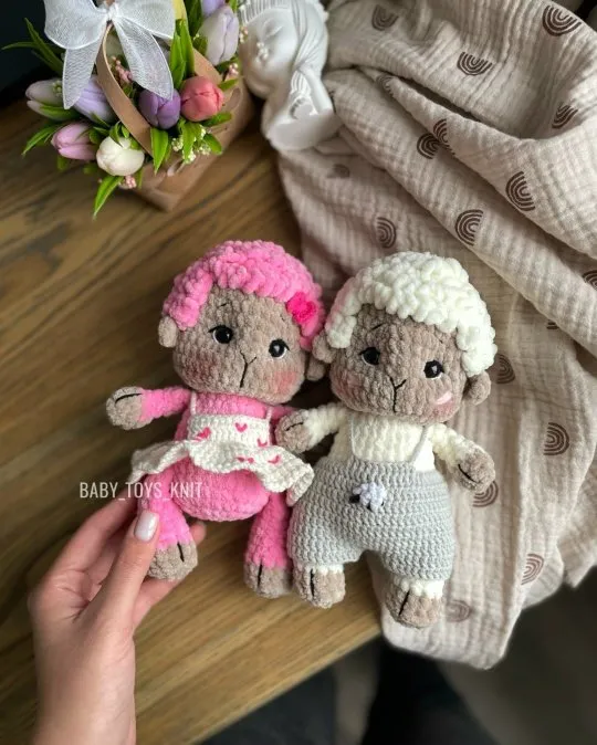 [Baby_toys_knit] Мини барашки (Карина Идиятуллина)