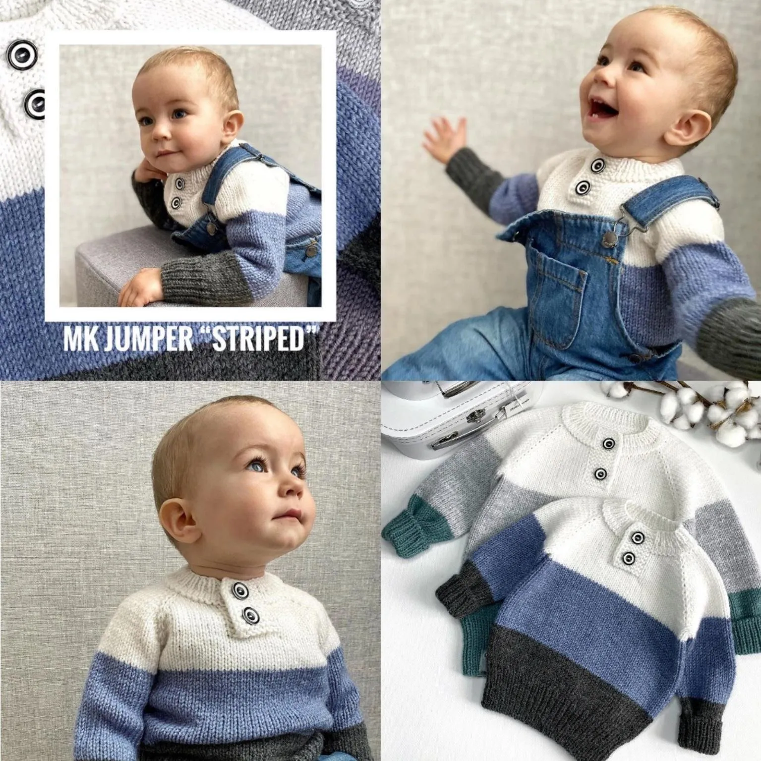 Джемпер Striped (Ольга Фомина) @knaub_knit