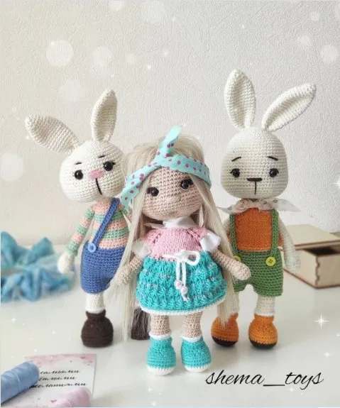 [shema_toys] Хлопковое Трио (Кристина Некрасова)