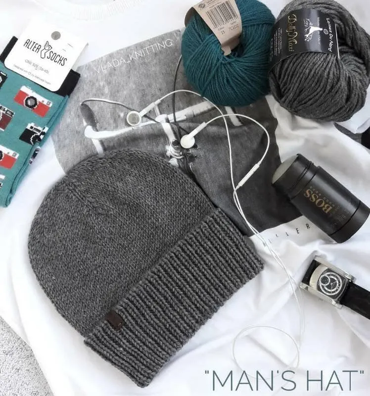 Шапка Man's hat (vlada_knitting)
