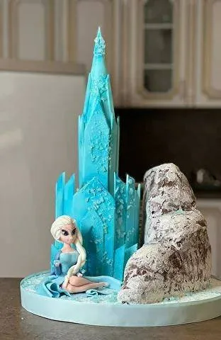 [Gala.cake.couture] Торт Холодное Сердце (Галина Егиазарян)