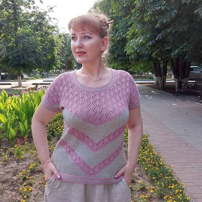 Топ Розовый жемчуг (Юлия Быченко)