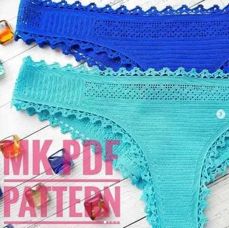 Трусики крючком Бразильяно Scandi (lacekristtas)