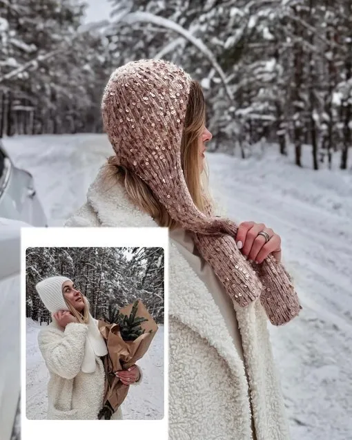[suturina_knit] Чепчик Winter Bonnet (Анна Сутурина)