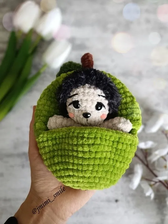 [jmimi_smile] Ёжик в яблоке (Евгения Пигичко)