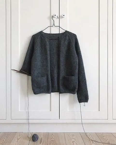 Кардиган из мохера Copenhagen (Peteteknit)
