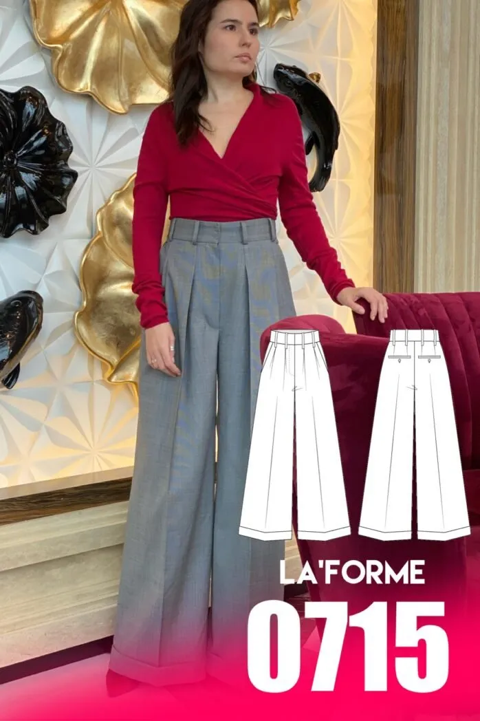 [LaForme] Брюки 0715. Размеры 38-54. Рост 164 (Софья Ерашевская)