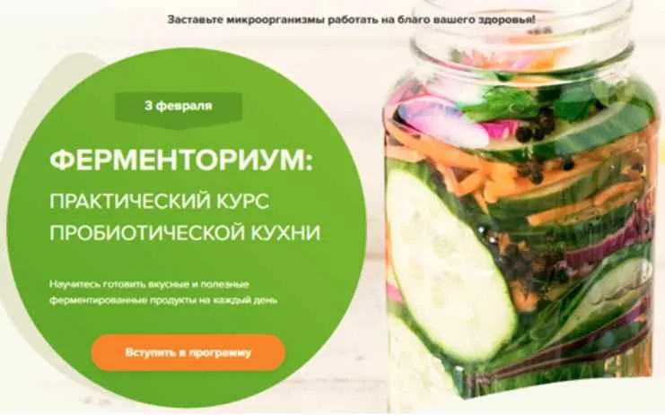 Ферменториум: практический курс пробиотической кухни 2019. Тариф Полный (Юлия Мальцева)