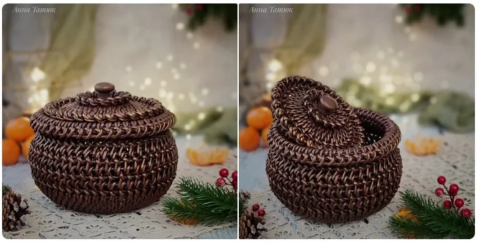 Горшочек с ажурным узором (Анна Татюк)