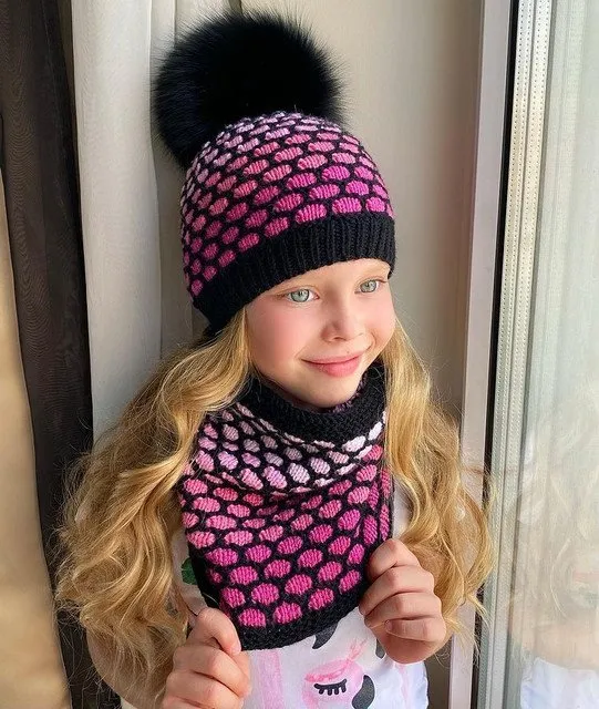 [maroshka_knits] Шапка и снуд Соты (Марина Станкеева)