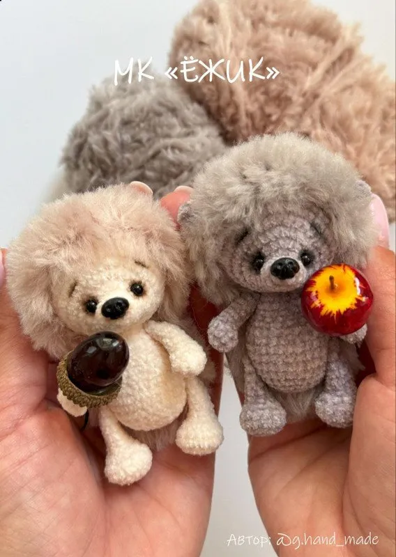 [ag.hand_made] Ёжик (Galina Knittedtoys)