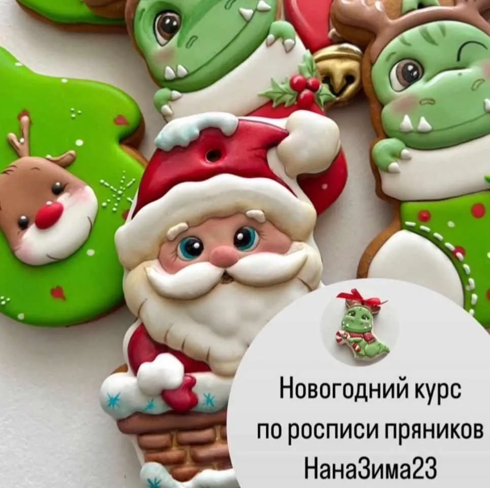Новогодний курс по росписи пряников НанаЗима23 (Нана Пивоварова)
