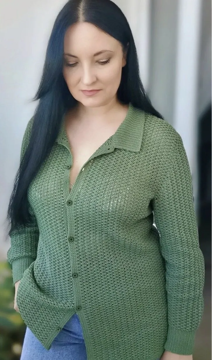 [knits.elena.l] Рубашка Челси (Елена Лапотько)