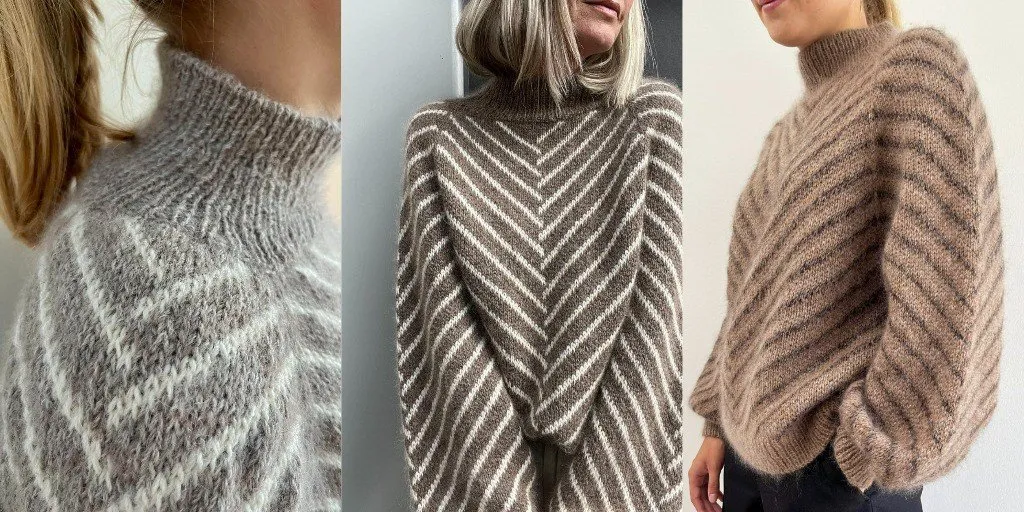 [Вяжи.ру] Стильный пуловер My Herringbone jumper (NORgardknitters)