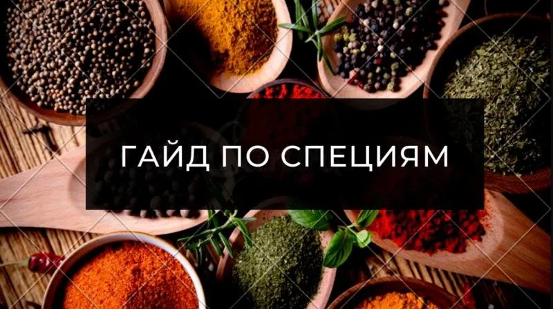 [Кухня перемен] Гайд по специям (Наталья Марципан)