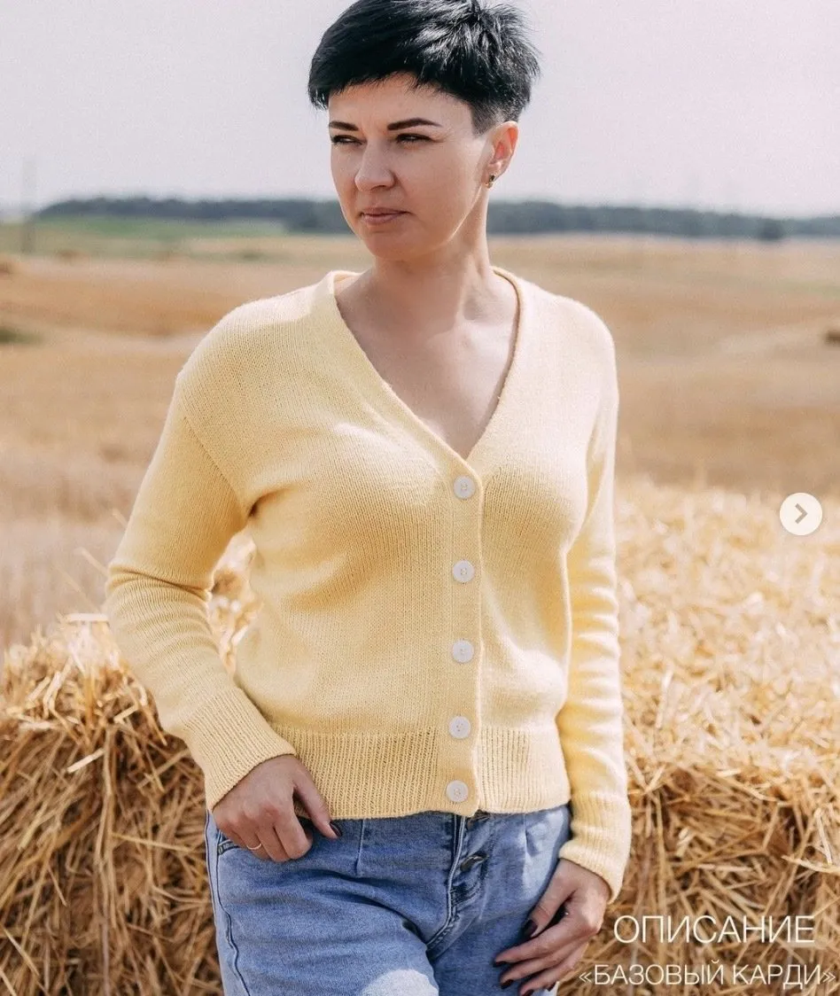 [skrobova_knits] Базовый карди (Инна Скробова)
