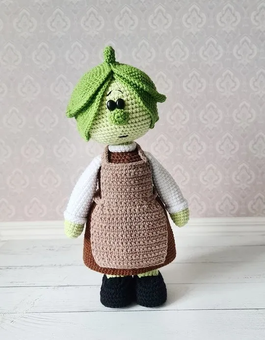 [olga_toys_handmade] Бабушка Капуста из Чиполлино (Ольга Курченко)