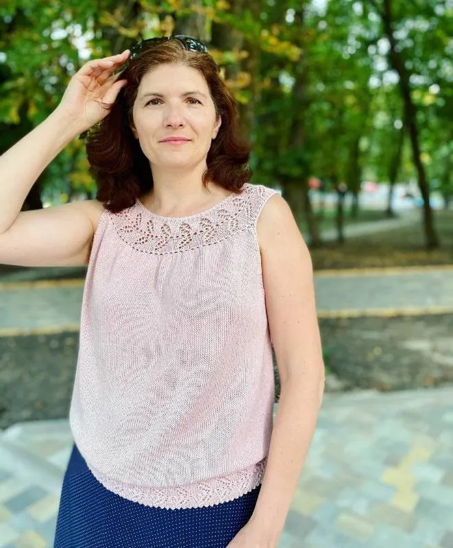 Топ Шанталь (virina.knits)