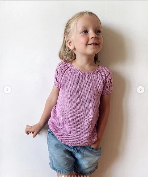[Вязание]  Детский топ «Soul topmini» (sapelkina_knitting)