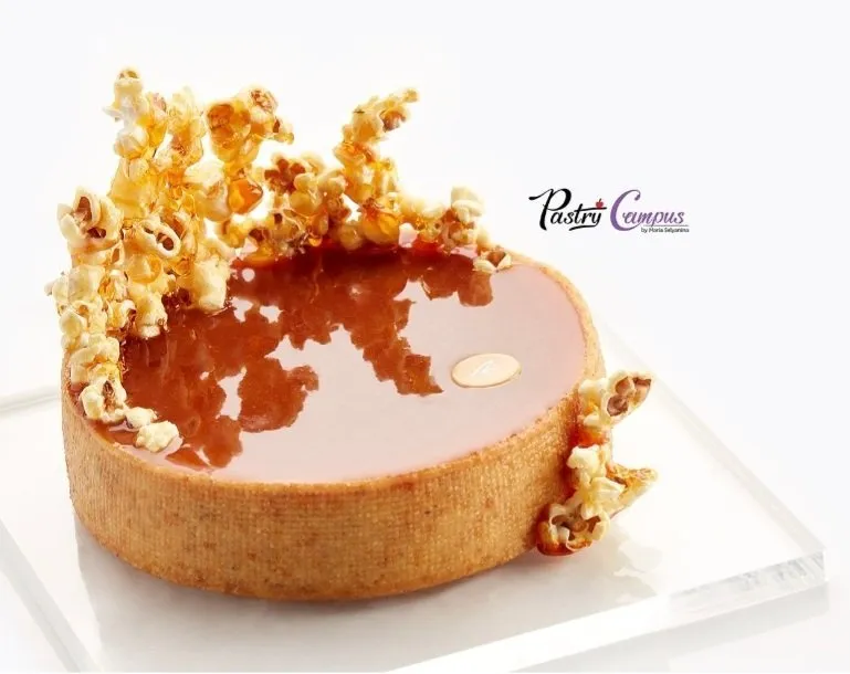 [Pastry Campus] Чизкейк Нью Йорк с карамелью и попкорном (Мария Селянина)