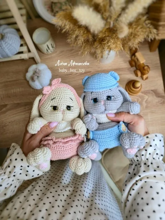 [Baby_box_toy] Зайка Пухлик (Алена Афанасьева)