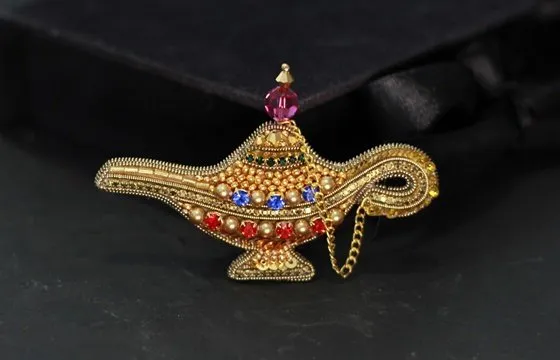 Брошь Лампа Аладдина (christie_jewerly)