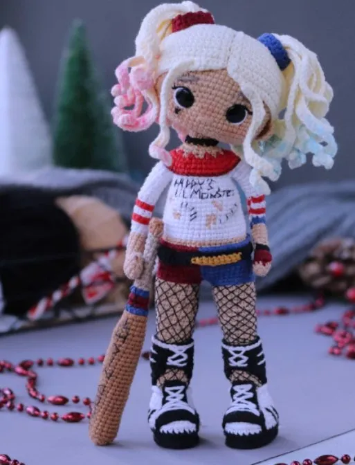 [Pollytoys_crochet] Харли Квин (Дарья Лобачева)