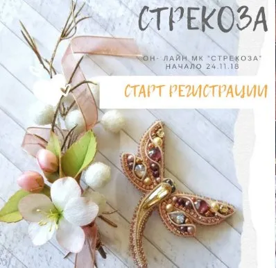 Брошь «Стрекоза» (Александра Рупека)