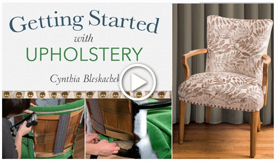 Новая жизнь стульям / Getting Started With Upholstery (Синтия Блескачек, Cynthia Bleskachek)