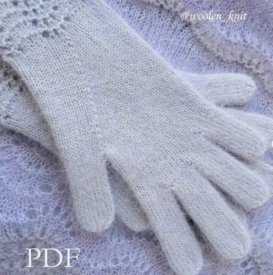 [Вязание] Варежки Герда и Перчатки Кружева (woolen_knit)